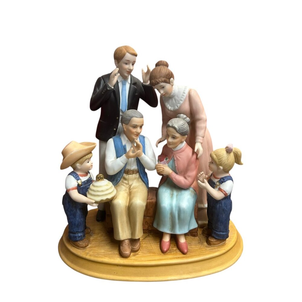 Home Interiors Denim Days Debbie Danny 50th Anniversary Celebration Figurine